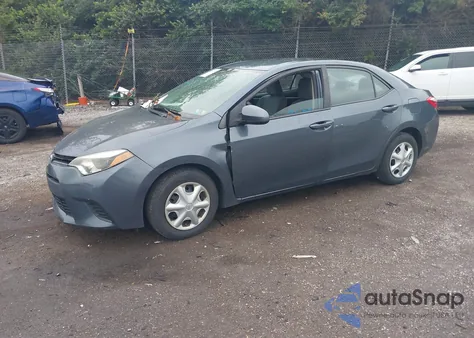 2015 Toyota Corolla L из США, поврежденный, VIN 2T1BURHE7FC266938